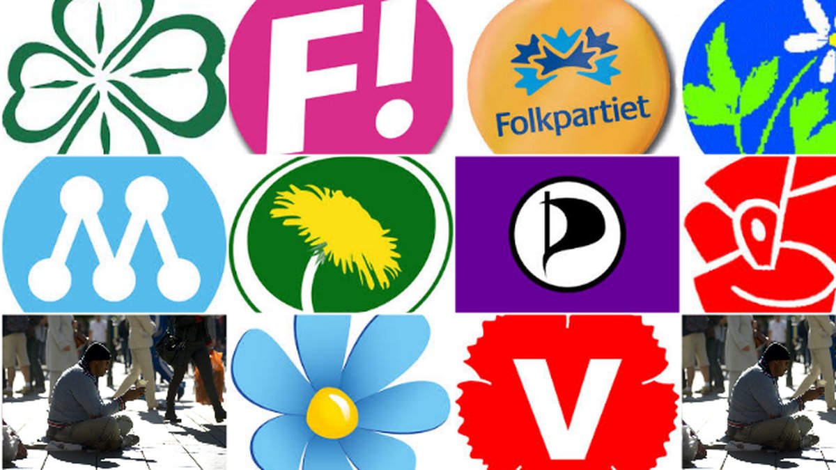Sveriges tio största partier tar ställning. 